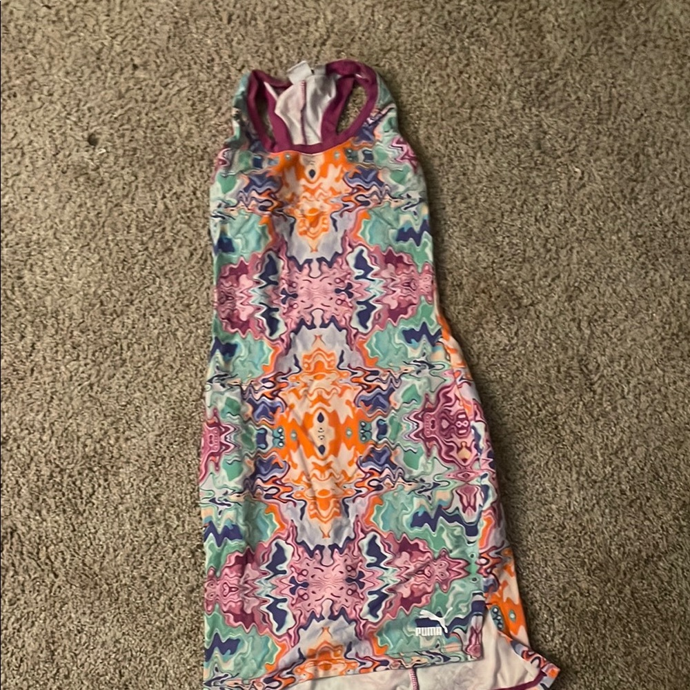 Puma Kids Multicolor Patterned One Piece